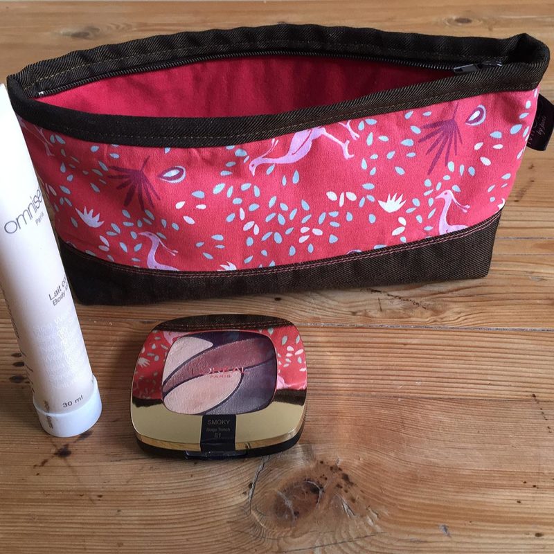 Pink Bird Cosmetic Bag - Image 4