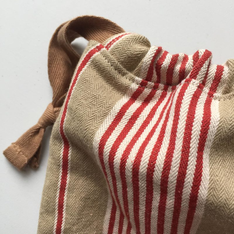 Vintage French Stripe Project Bag - Image 3
