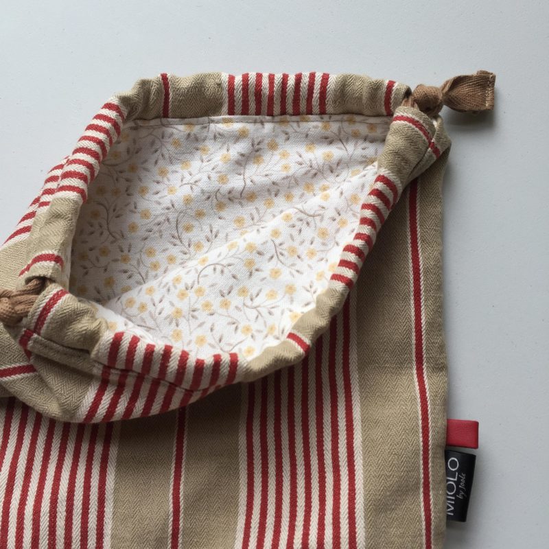 Vintage French Stripe Project Bag - Image 5
