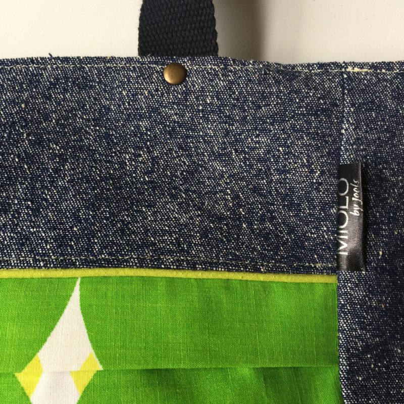 Circles Tote Bag with Front Zip Pocket - Image 9
