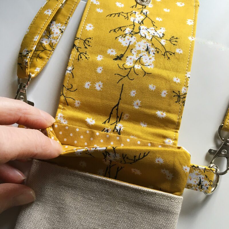 Crossbody Double Pocket Phone Pouch - Image 4