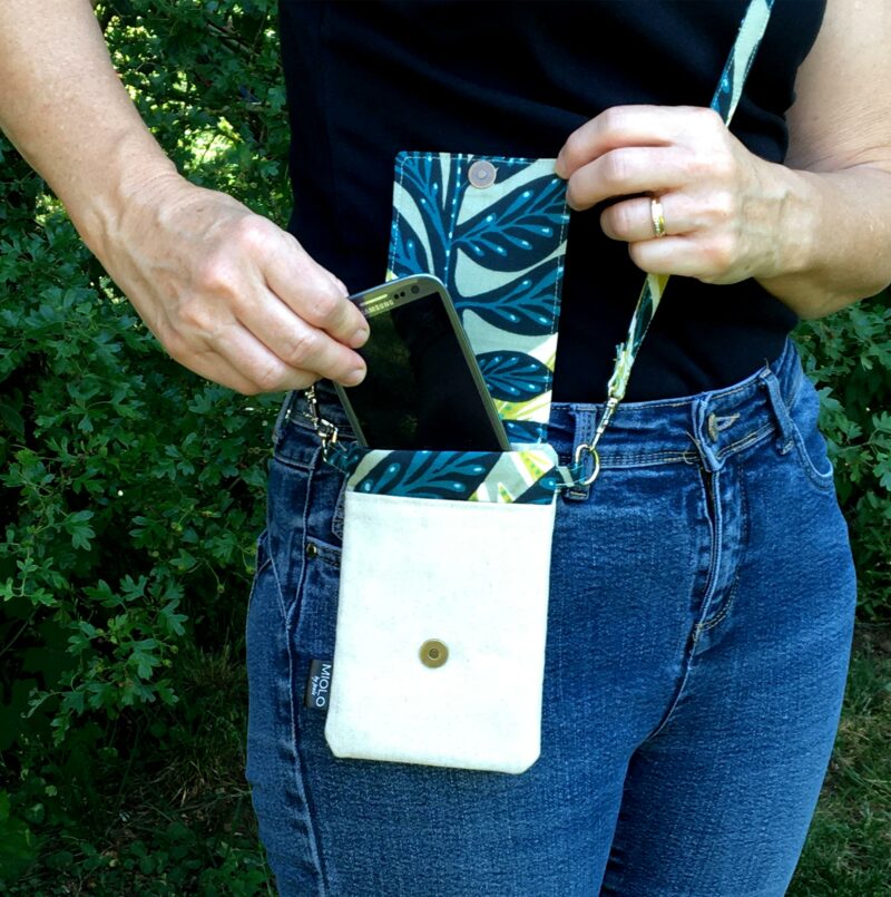 Crossbody Double Pocket Phone Pouch - Image 8