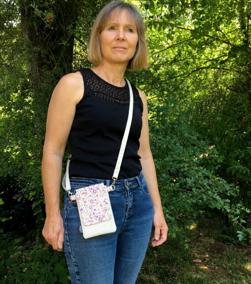 Crossbody Double Pocket Phone Pouch - Image 5
