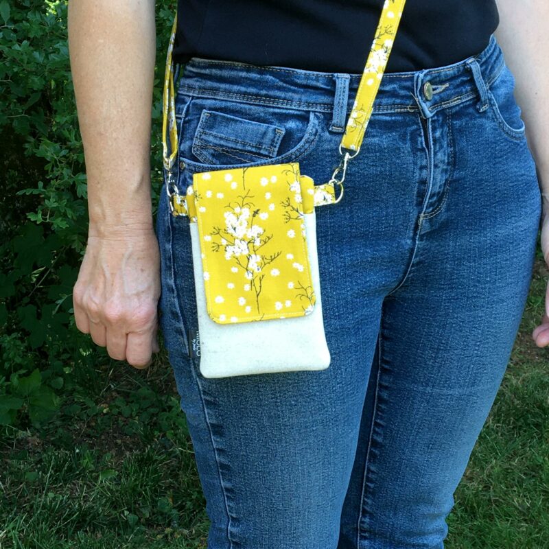 Crossbody Double Pocket Phone Pouch - Image 2