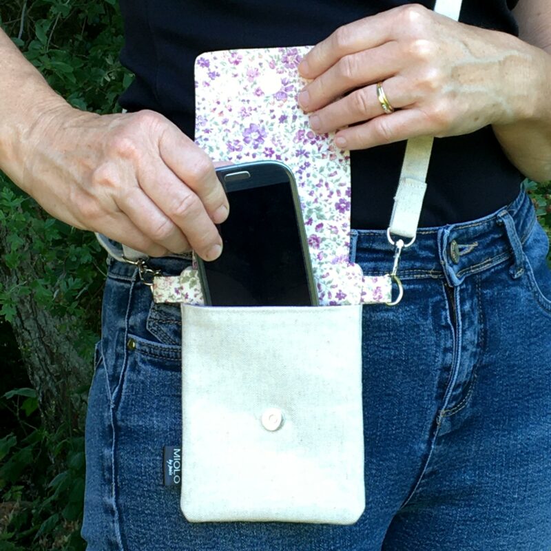 Liberty Print Crossbody Phone Pouch - Image 6