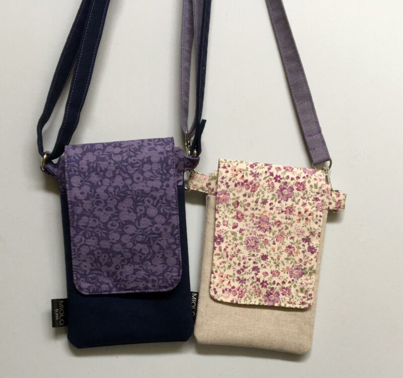 Liberty Print Crossbody Phone Pouch