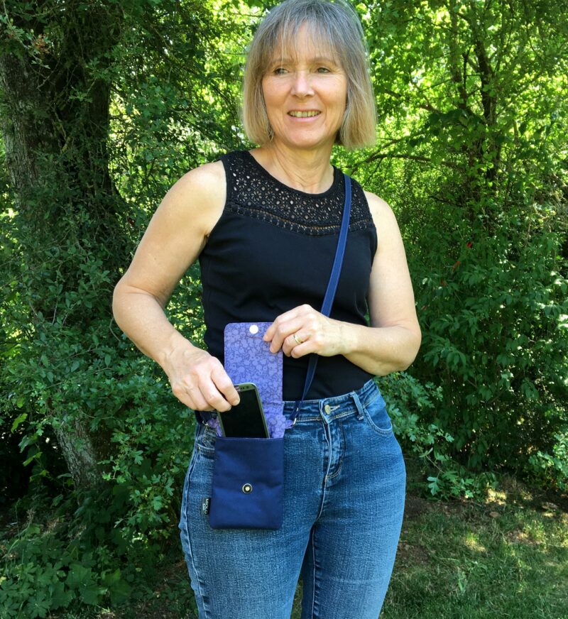 Liberty Print Crossbody Phone Pouch - Image 2