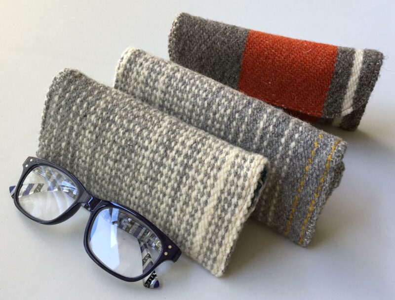 Luxury Natural Wool Glasses Cases